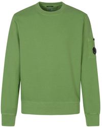 C.P. Company - Logo-patch Crewneck Sweatshirt - Lyst