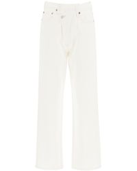 Agolde Criss Cross Jeans - White