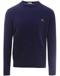 Blue for Men Etro Other Materials Jumper in White Save 29% Mens Clothing Sweaters and knitwear Turtlenecks 