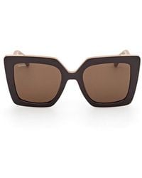 Max Mara - Square Frame Sunglasses - Lyst