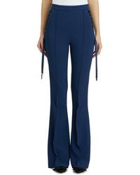 Elisabetta Franchi - Flared Pants With Lace - Lyst