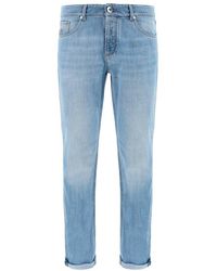 Brunello Cucinelli Slim-cut Jeans - Blue