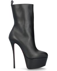 Christian Louboutin Dolly Booty Alta Heeled Boots - Black