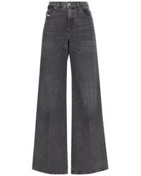 DIESEL - 1978 D-Akemi Flare Jeans - Lyst