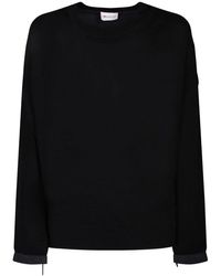 Moncler - Cotton Nylon Sweater - Lyst