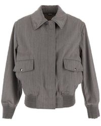 Stella McCartney - Boxy Bomber Jacket - Lyst