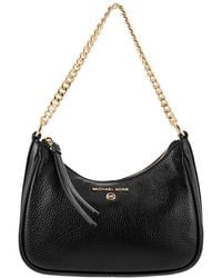 Michael Kors - Small Shoulder Bag In Grained Leather - Lyst
