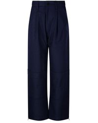 Ami Paris - Gabardine Cargo Trousers - Lyst