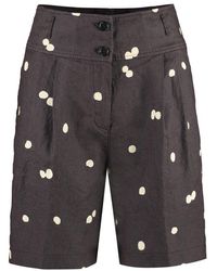 Aspesi - Polka-dot Cotton Bermuda-shorts - Lyst