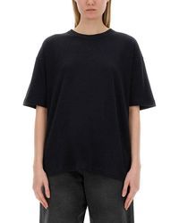 YMC - Relaxed Fit Linen Blend Top - Lyst