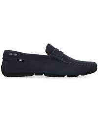 Bally - Pier Suede Loafers - Lyst