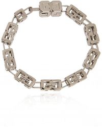 Givenchy 'g Cube' Brass Bracelet - Metallic