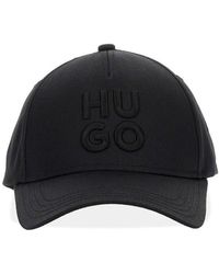 HUGO - Logo Embroidered Baseball Cap - Lyst