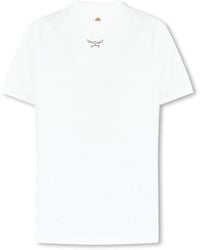 MCM - T-Shirt With Logo - Lyst