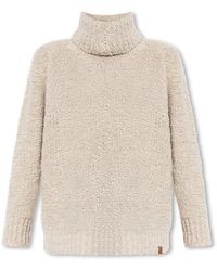 Emporio Armani - Wool Turtleneck Sweater - Lyst