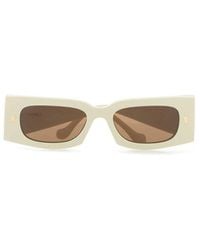 Nanushka - Rectangle Frame Sunglasses - Lyst