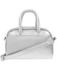 ☆adidas☆ llic Mini Bowling Bag Light Pink adidas Originals Metallic Mini Bowling Bag in Pink | Lyst