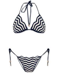 Zimmermann - Striped Bikini - Lyst