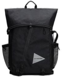 and wander - Logo Printed Backpack - Lyst
