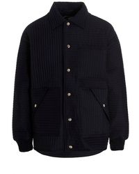 Khrisjoy - 'Chore Quilted Stripes' Down Jacket - Lyst