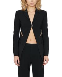 DSquared² - Cut-out Detailed Long Sleeved Blazer - Lyst
