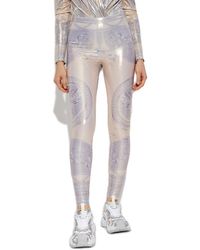 Versace Women's Lycra Baroque Coupe Des Dieux Print leggings