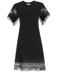 Koche - Lace Detailed Splatter Detailed T-shirt Dress - Lyst