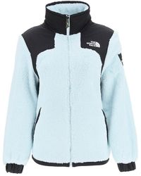 The North Face Search & Rescue Jacket In Sherpa Fleece - Blue