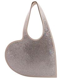 Coperni - Heart Embellished Mini Tote Bag - Lyst