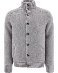 Herno - Button-up Knitted Cardigan - Lyst