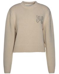 Palm Angels - Wool Blend Sweater - Lyst