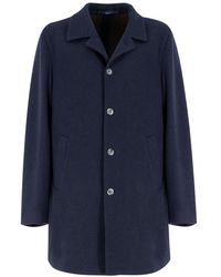 Fedeli - Single-Breasted Coat - Lyst