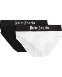 Palm Angels - Set Of Two Logo Elastic Band Briefs - Lyst