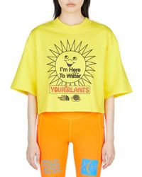The North Face - X Online Ceramics Graphic-printed Cropped T-shirt - Lyst