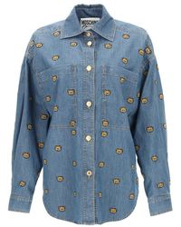 Embroidered Denim Shirts for Women - Up to 60% off | Lyst