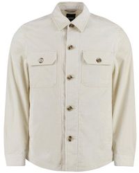 BOSS - Long-sleeved Corduroy Overshirt - Lyst