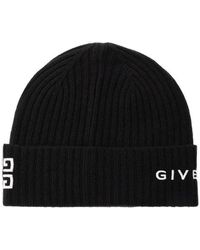 Givenchy - Logo-embroidered Knitted Beanie - Lyst