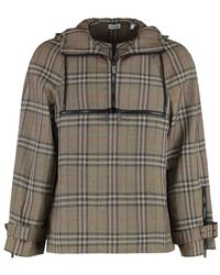 Burberry - Checked Jacket - Lyst