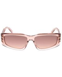 Dior - Diorsignature S9u Rectangular-frame Acetate And Gold-tone Sunglasses - Lyst