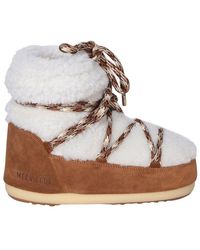 Moon Boot - Icon Low Shearling Boots - Lyst