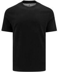 Brunello Cucinelli - Crewneck Short-sleeved T-shirt - Lyst