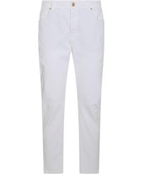 Brunello Cucinelli - Cotton Blend Jeans - Lyst