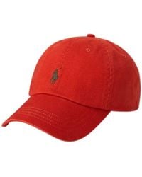 Polo Ralph Lauren - Pony Embroidered Curved-peak Baseball Cap - Lyst