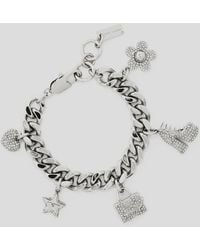 Marc Jacobs - The Pavé Mini Icon Embellished Bracelet - Lyst