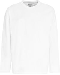 Bottega Veneta Logo Embroidered Sweatshirt - White