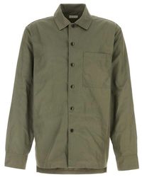 Dries Van Noten - Army Polyester Cornish Shirt - Lyst