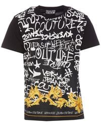 Versace - Graphic Printed Crewneck T-shirt - Lyst