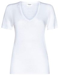 Isabel Marant - V-neck Short-sleeved T-shirt - Lyst
