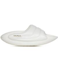 Balmain Leather sandals for Men | Online Sale up to 44% off | Lyst