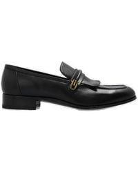 Gucci - Logo Detailed Slip-on Loafers - Lyst